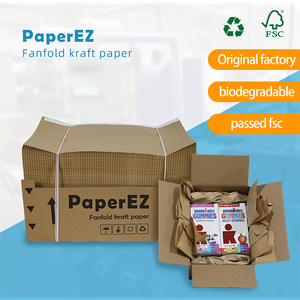 FSC Certified Fandold Kraft Paper: Eco-Friendly Foldable Honeycomb Sheets