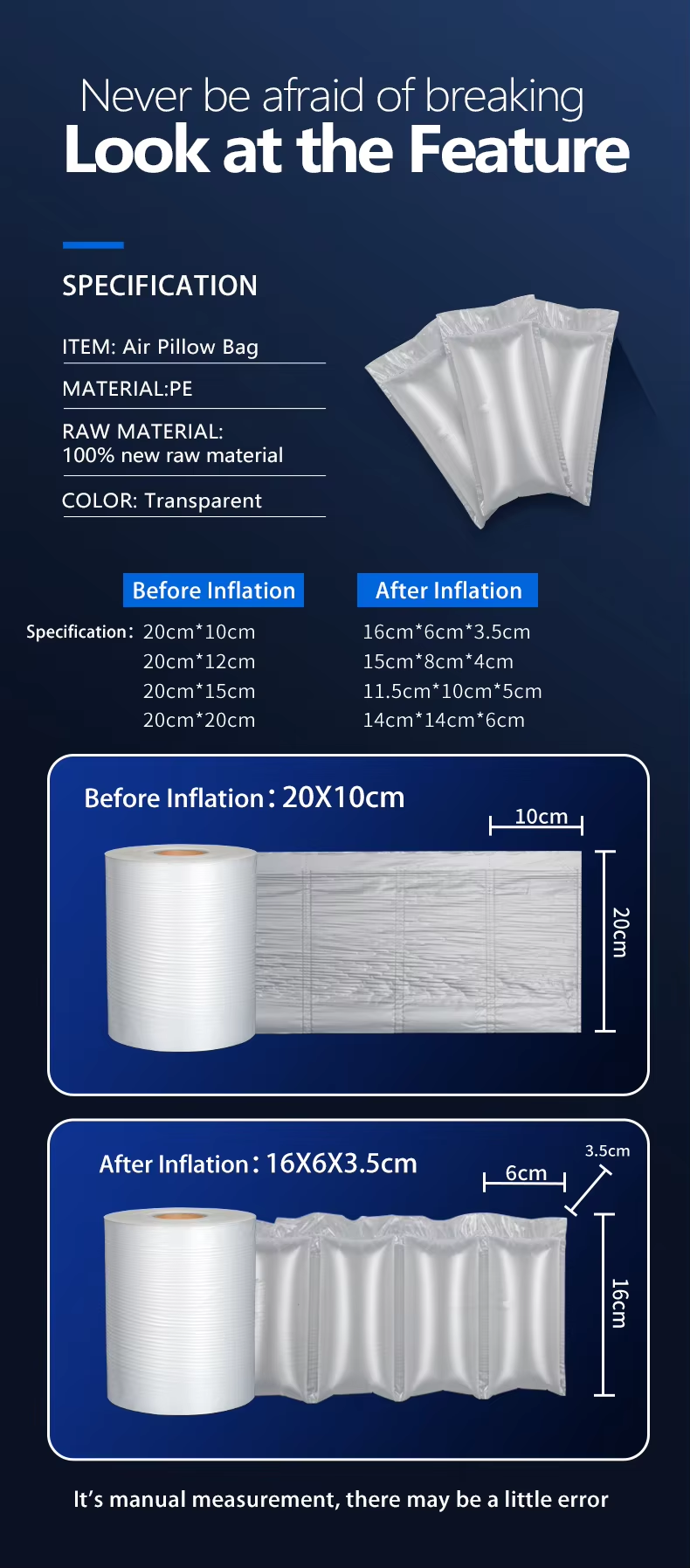Protective Air Bubble Pillow